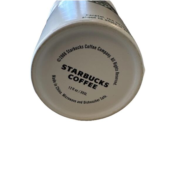 Starbucks Siren Logo 12oz Reusable/Write On Ceramic Coffee Mug 2006 - Picture 4 of 4